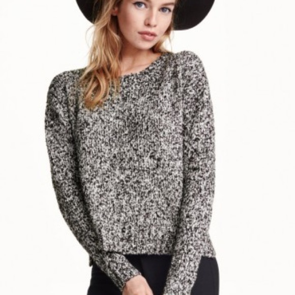 Free People Black and White Knit Sweater - Women’s Size XS - Picture 1 of 8
